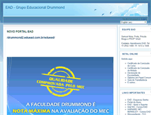 Tablet Screenshot of drummond.eduead.com.br